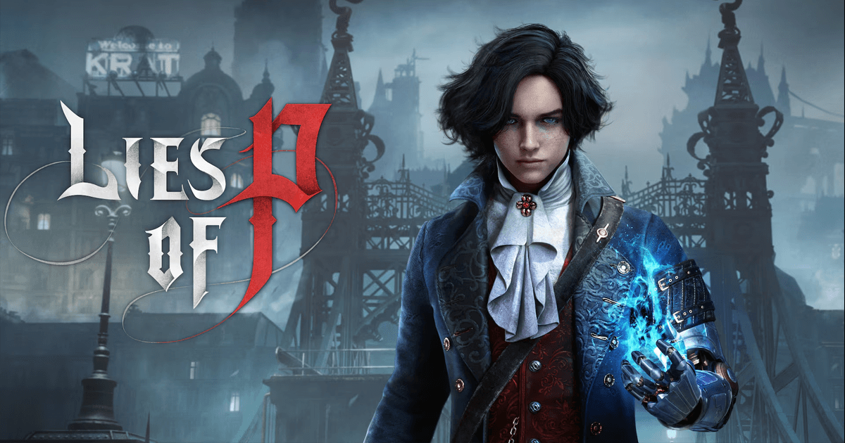 The Keyart from the game lies of p showing pinnochi